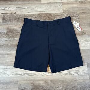 NWT Grand Slam Performance Golf Shorts Navy Polyester Classic Fit Size 42x